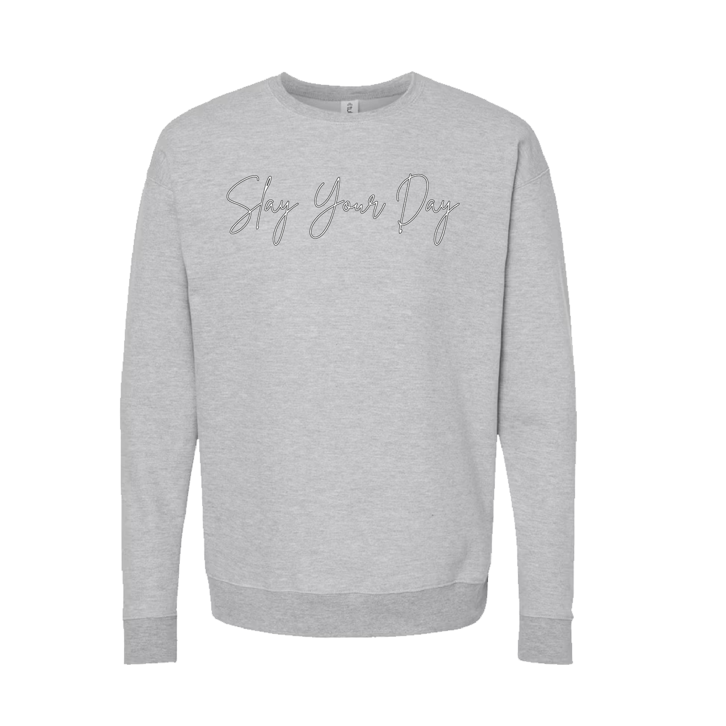 Cursive Crew Neck Sweatshirt | Slay Your Day